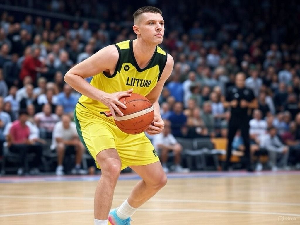 Alexovic Transicolo, mentre sta giocando con la sua squadra ed è in possesso di palla